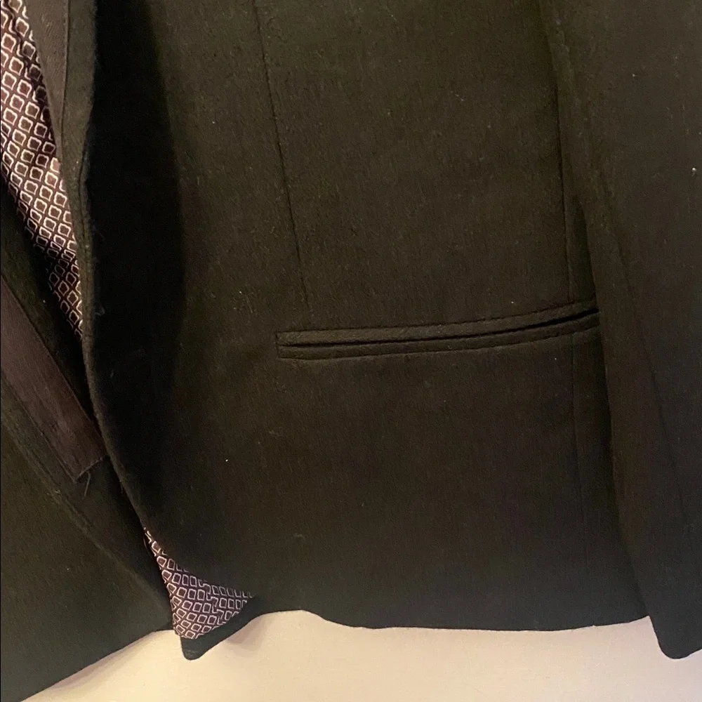 Structure Black Blazer with Purple Lining
